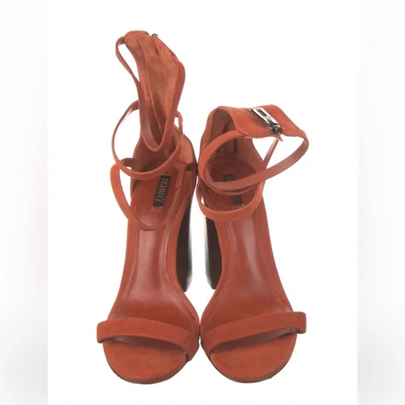 Schutz Orange Block Espandrille Heel Brazil - Picture 3 of 7
